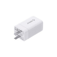 ORICO 奥睿科 PT65-1A2C-WH-BP 氮化镓充电器 双Type-C USB-A 65W 白色