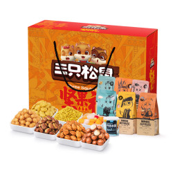 Three Squirrels 三只松鼠 坚果礼盒 8袋装 1473g