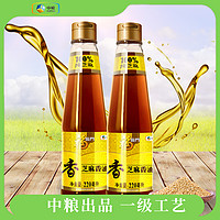 福临门 压榨芝麻香油220ml*2瓶 凉拌调味烹饪火锅 中粮出品