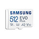  SAMSUNG 三星 EVO Plus系列 Micro-SD存储卡 512GB（V30、U3、A2）　