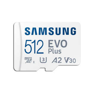 SAMSUNG 三星 EVO Plus系列 Micro-SD存储卡 512GB（UHS-I、V30、U3、A2）