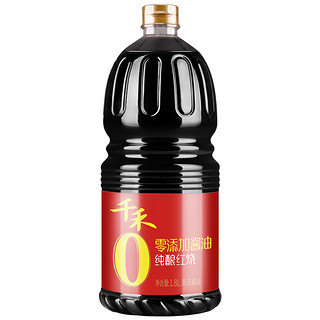 千禾 醇酿红烧 零添加酱油 1.8L