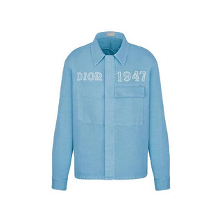 Dior 迪奥 男士长袖衬衫 013D488C239X 浅蓝色 L