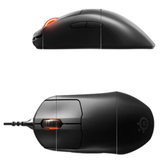 Steelseries 赛睿 Prime 有线鼠标 18000DPI RGB 黑色