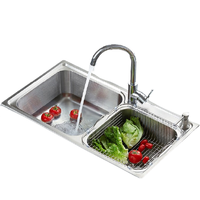 HEGII 恒洁 HMB249 不锈钢水槽套装