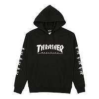 THRASHER 男女款连帽卫衣 THRAMH119 黑色 L