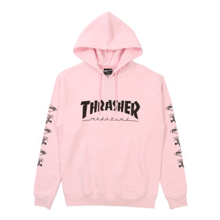thrasher 男女款连帽卫衣 thramh119 粉色 xl