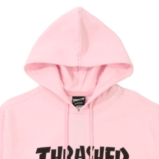 THRASHER 男女款连帽卫衣 THRAMH119 粉色 L