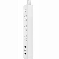 Xiaomi 小米 XMCXB01QM 新国标插排 三位五孔+3USB 白色 1.8m