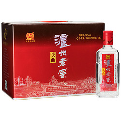 LUZHOULAOJIAO 泸州老窖 浓香型52度白酒头曲 165ml*6瓶