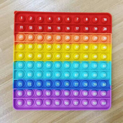 省30元 益智玩具 按按乐灭鼠先锋桌面游戏棋类解压玩具数字表 印数字1 100 cm正方形彩虹款多少钱 什么值得买
