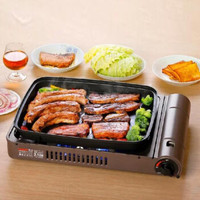 Iwatani 岩谷 户外露营烤肉套装 ZB-19炉+韩式烤盘+气4+一体收纳包