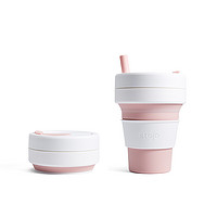 STOJO S1‐GRN 折叠咖啡杯 470ml 樱花粉