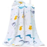 南极人 Nanjiren）婴儿浴巾纯棉宝宝加密纱布洗澡巾包巾新生儿童大毛巾110*110CM