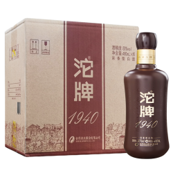沱牌 1940 50%vol 浓香型白酒 480ml*6瓶 整箱装