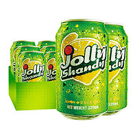 Jolly Shandy 怡乐仙地 啤酒柠檬味330ml*24罐整箱低醇果酒官方正品