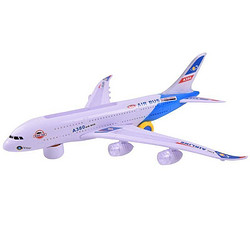 哦咯 空中巴士A380儿童电动玩具飞机模型声光 拼装组装 闪光客机大号