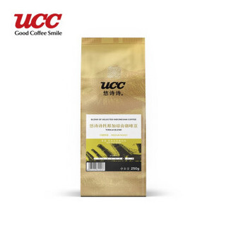 PLUS会员：UCC 悠诗诗 咖啡豆印度尼西亚原产250g 3口味3袋