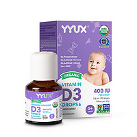 YYUX 婴儿维生素d3滴剂新生儿宝宝补钙400IU 90滴维生素