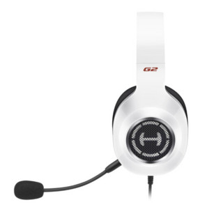 EDIFIER 漫步者 HECATE G2 标准版 耳罩式头戴式动圈有线耳机 白色 3.5mm