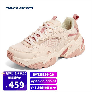 SKECHERS 斯凯奇 男女复古机甲鞋运动老爹鞋149916/237209 粉红色PINK（女款） 38