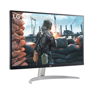 LG 乐金 27UP600-W 27英寸 IPS FreeSync 显示器（3840×2160、60Hz、95%DCI-P3、HDR400）