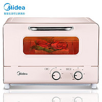 美的（Midea）PT12A0 家用多功能电烤箱 均匀烘烤 小巧精致