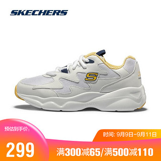 Skechers斯凯奇官方2021春季男女同款情侣校园运动小白鞋熊猫鞋88888105/999090 88888105-WYL 女款 42