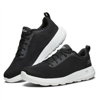 SKECHERS 斯凯奇 GOWALK健步鞋男子轻便休闲运动鞋 54639 黑色/白色BKW 44.5
