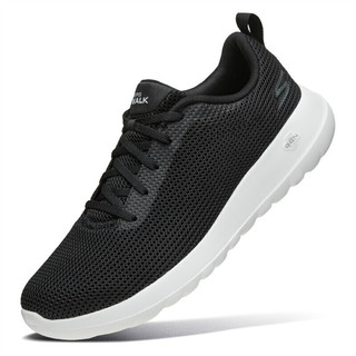 SKECHERS 斯凯奇 GOWALK健步鞋男子轻便休闲运动鞋 54639 黑色/白色BKW 44.5