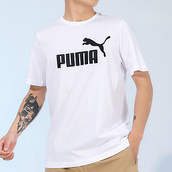 PUMA 彪马 Puma彪马短袖男款运动T恤圆领汗衫半袖845575-02