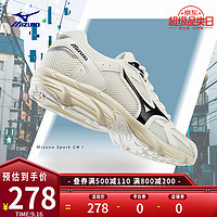 Mizuno美津浓男女透气跑鞋 缓震防滑专业跑步鞋 SPARK CN I 01/奶白/黑 43