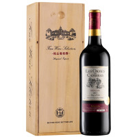 PLUS会员：CAMBRAS 卡柏莱 干红  葡萄酒   750ml  木盒装卡思黛乐出品1支