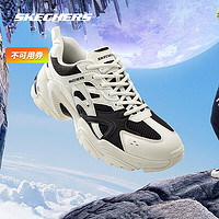 Skechers斯凯奇机甲鞋新款男女户外机能风老爹鞋轻便缓震运动鞋 237234/149514 237234-NTBK 自然色/黑色 男款 44