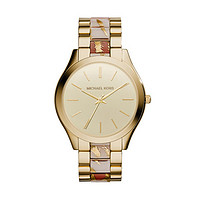 MICHAEL KORS 迈克·科尔斯 Michael Kors 迈克高仕 金色钢带女士石英表 MK4300