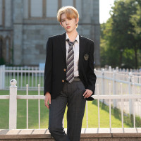 放学后的制服 DK制服 西装外套 送徽章