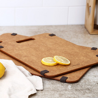 LOCK&LOCK 木纤维菜板 砧板 防滑易清洗刀板 水果板洗菜板 CKD001