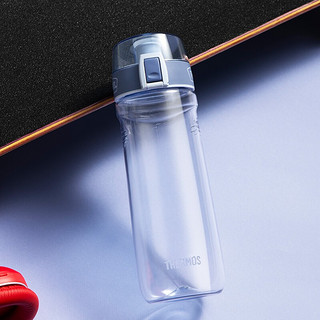 膳魔师（THERMOS）塑料夏日运动杯便携水杯Tritan水杯随手杯 TCSH-700 700ml 暗夜蓝