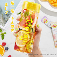 Lipton 立顿 维C冰饮冷泡茶粉30条装蜜桃乌龙西柚柠檬茶速溶果汁固体饮料