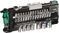 Wera 德国维拉  05056491001棘轮扳手套装 Tool-Check Plus Imperial，银色