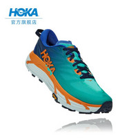 HOKA ONE ONE男女款飞速马法特3越野跑步鞋Mafate Speed3减震透气轻便运动鞋新品 电光蓝/落日黄-男 40/250mm