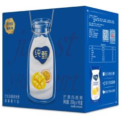 MENGNIU 蒙牛 纯甄 常温风味酸牛奶   芒果百香果口味   200g*16