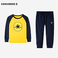 CONVERSE 匡威 儿童纯棉长袖卫衣裤子2件套