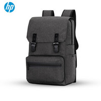 HP 惠普 电脑包15.6英寸双肩包男笔记本包商务休闲背包手包两用可拆卸包袋防泼水书包5MP11PA灰色