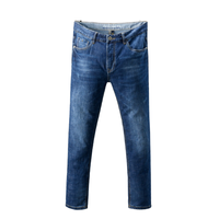 HLA 海澜之家 男士牛仔九分裤 HKNAD2Q057A 牛仔蓝过渡色 32