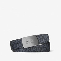 MICHAEL KORS 迈克·科尔斯 男士logo搭扣双面腰带