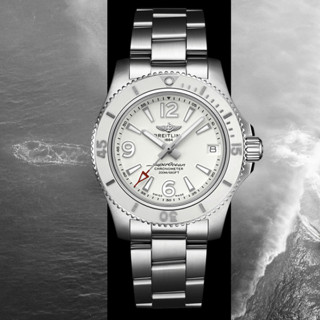 BREITLING 百年灵 超级海洋系列 36毫米自动上链腕表 A17316D21A1A1