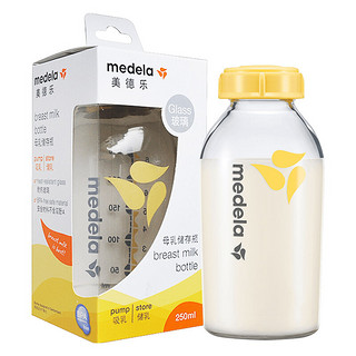 medela 美德乐 玻璃储奶瓶 250ml