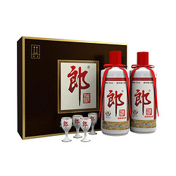 LANGJIU 郎酒 郎牌郎酒 53度 酱香型白酒 500mL*2瓶 礼盒装