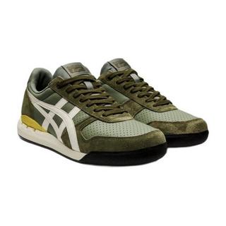 Onitsuka Tiger 鬼塚虎 ULTIMATE 81 EX系列 中性休闲运动鞋 1183B510-301 白色/绿色 44